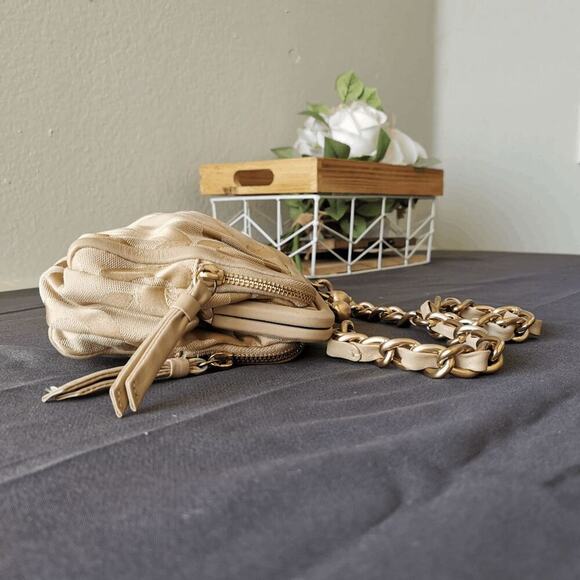 Coach Vintage Parker Op Art Shoulder Handbag No.13623 Signature C - Picture 10 of 12